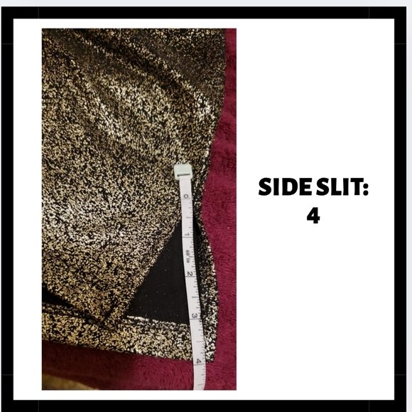 🔥NWT / AVENUE / TOP / BLACK & GOLD / 26/28W - Picture 8 of 10